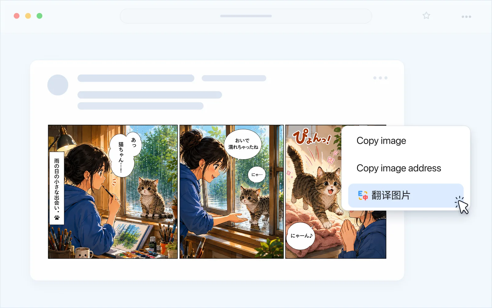 网页图片翻译示例